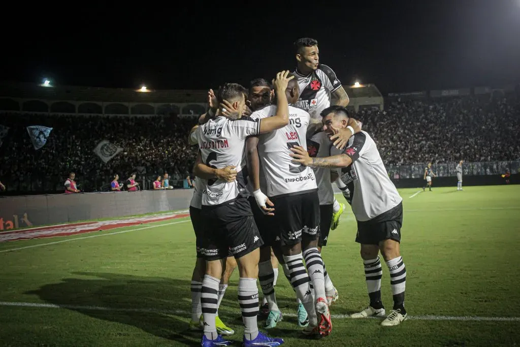 Elenco do Vasco comemora gol | Foto: Leandro Amorim/Vasco