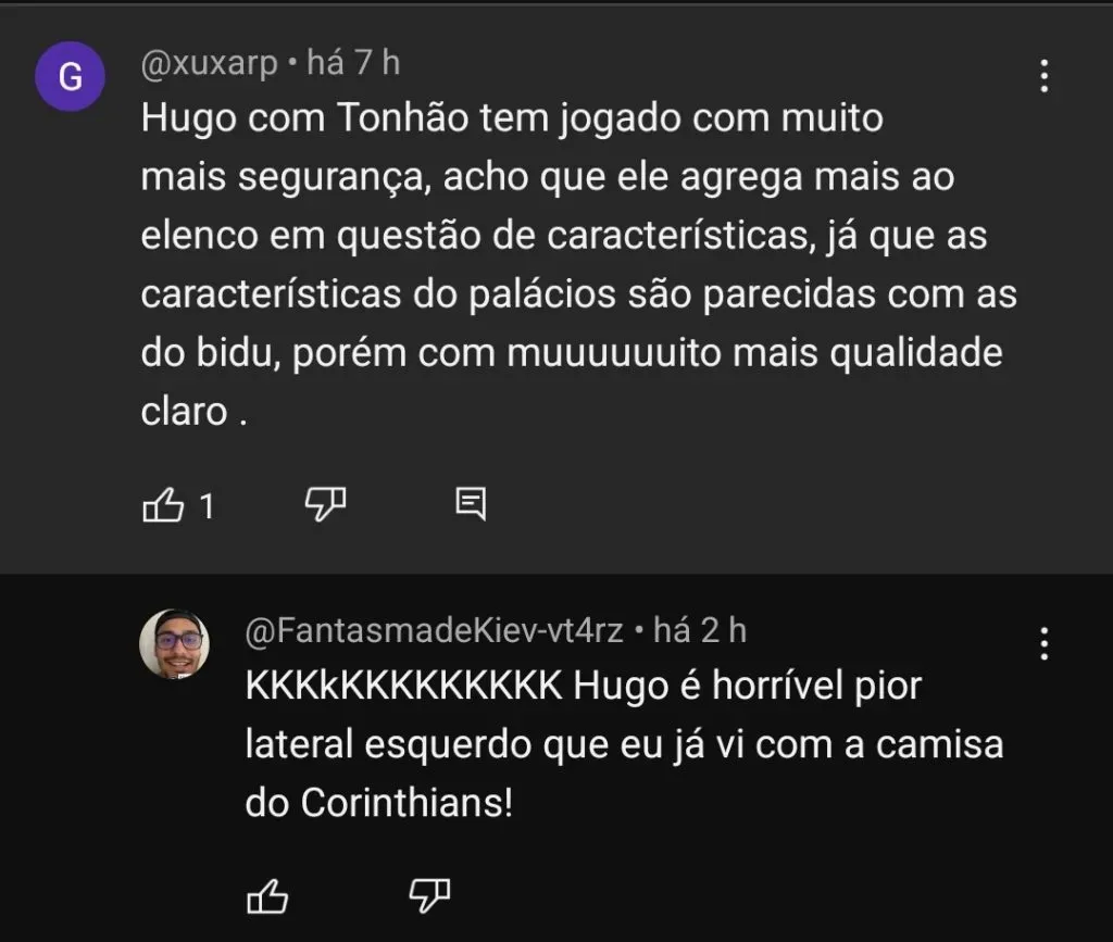 Repercussão via YouTube