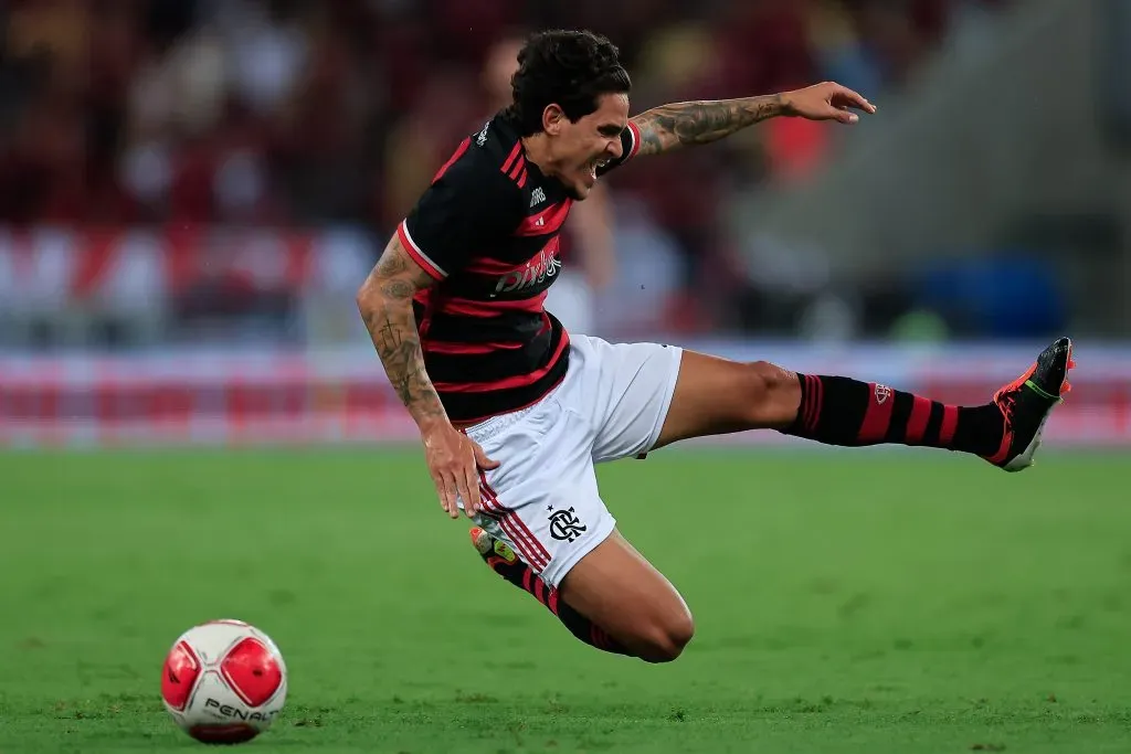 Pedro é o segundo melhor atacante do Brasil em 2024. (Photo by Buda Mendes/Getty Images)