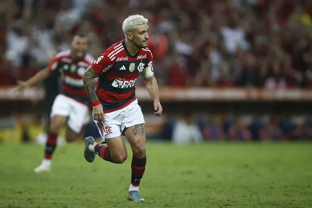 Giorgian de Arrascaeta of Flamengo(Photo by Wagner Meier/Getty Images)