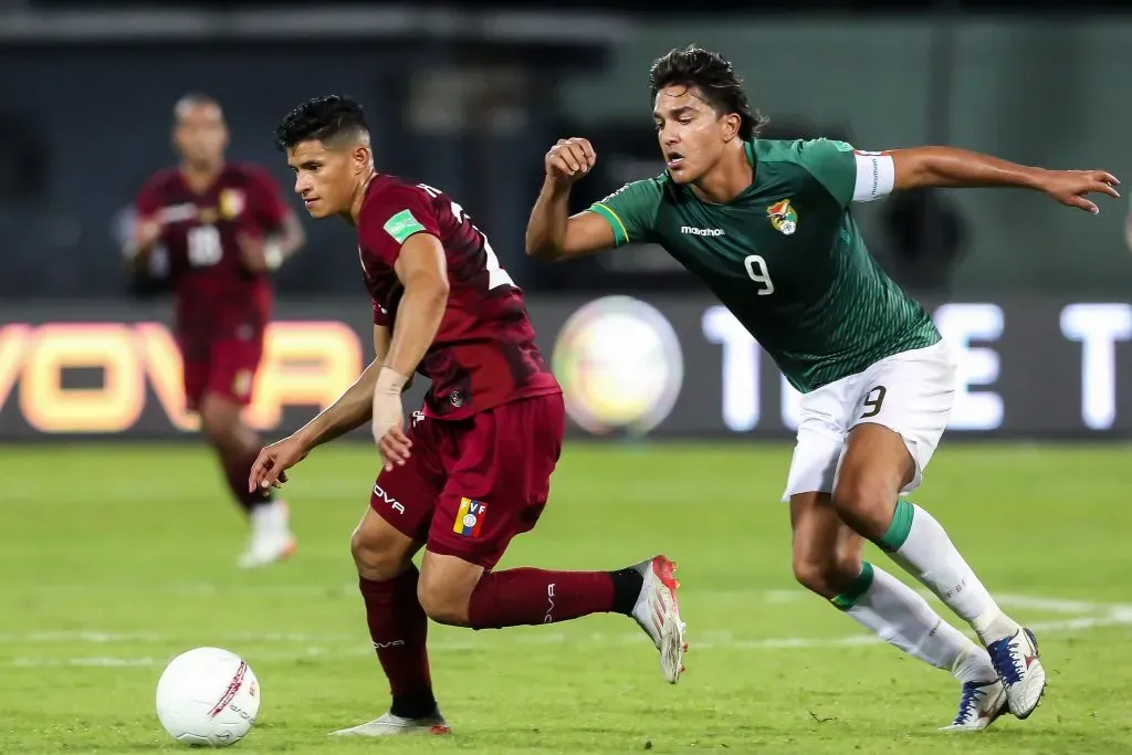 Moreno em ação pela Bolívia. (Photo by Edilzon Gamez/Getty Images)