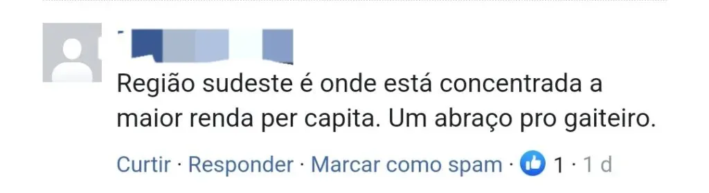 Repercussão via Facebook