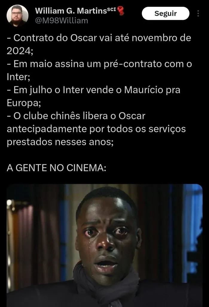 Repercussão via Twitter