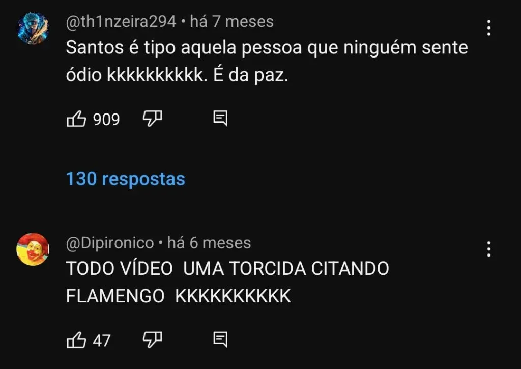 Repercussão via YouTube