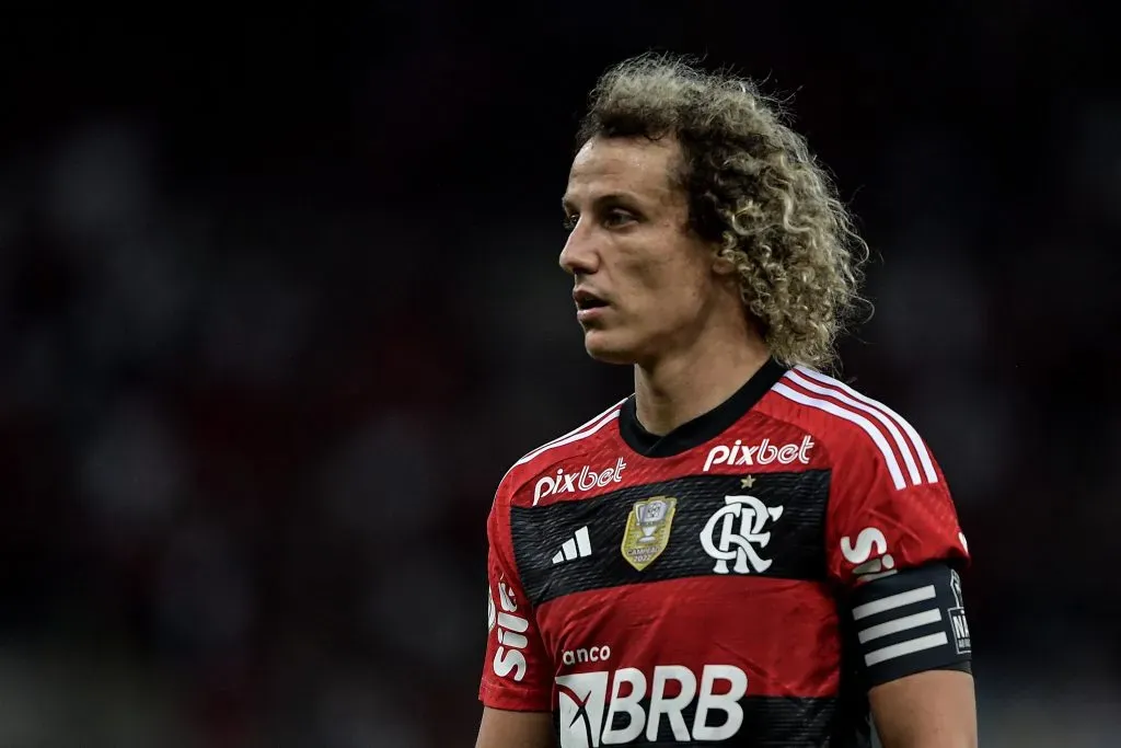 David Luiz em ação pelo Fla. Foto: Thiago Ribeiro/AGIF