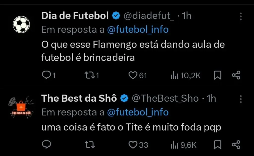 Repercussão via Twitter