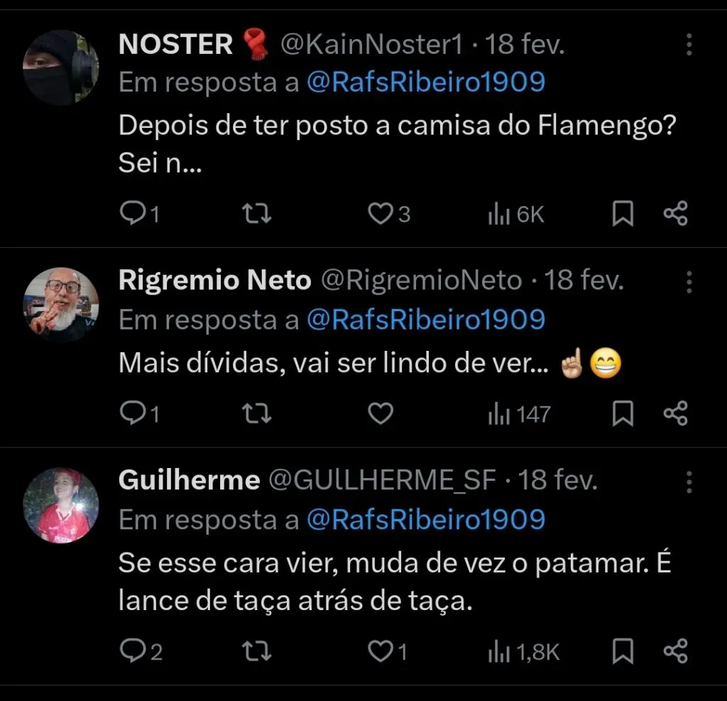 Repercussão via Twitter