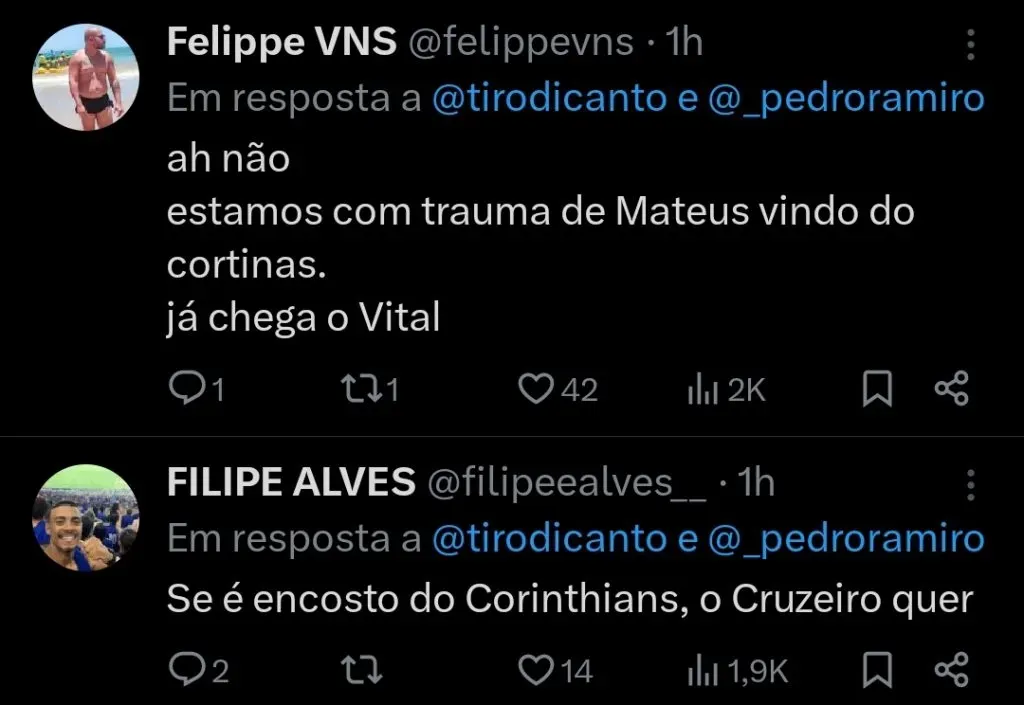 Repercussão via Twitter