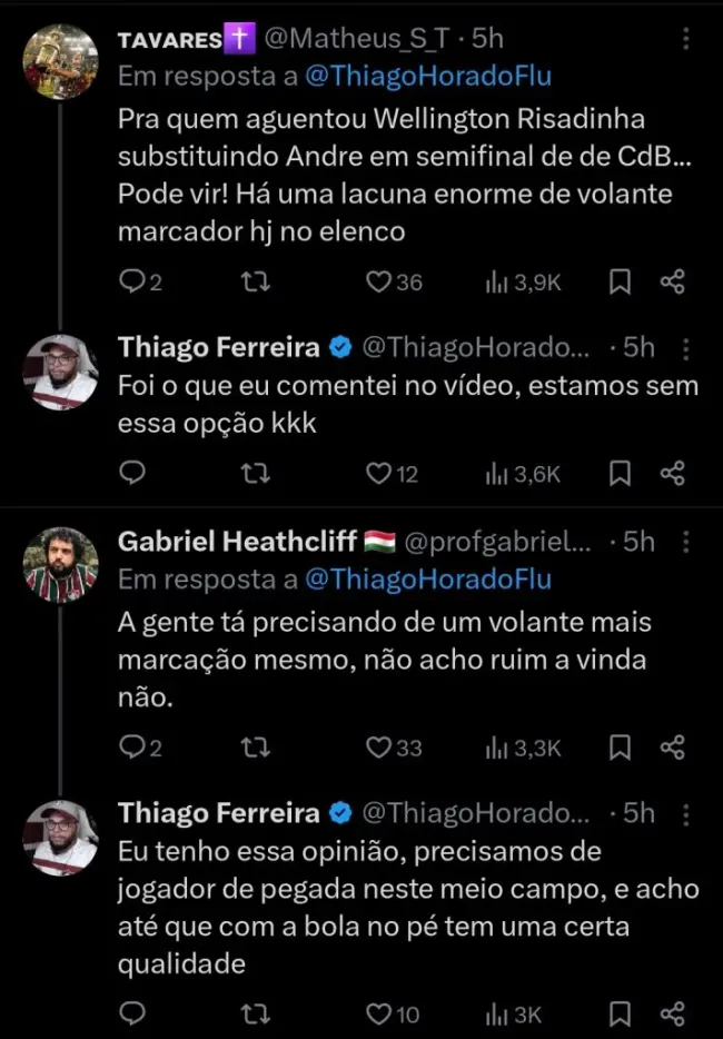 Repercussão via Twitter