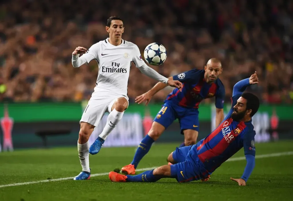 Angel Di Maria of PSG. (Photo by Laurence Griffiths/Getty Images)