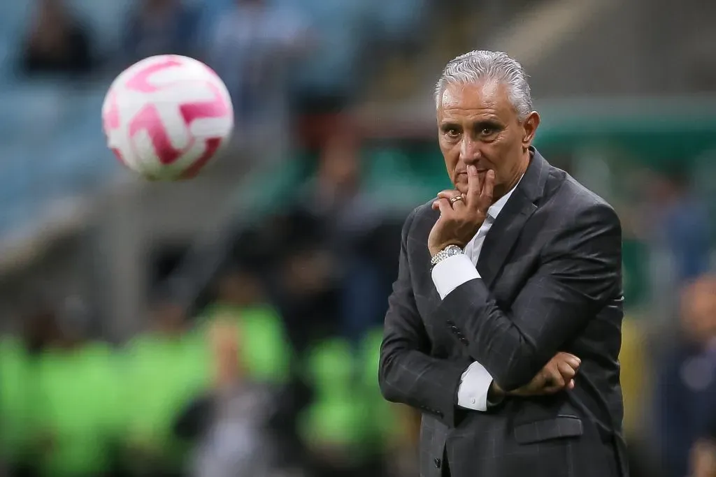 Tite head coach of Flamengo. (Photo by Pedro H. Tesch/Getty Images)