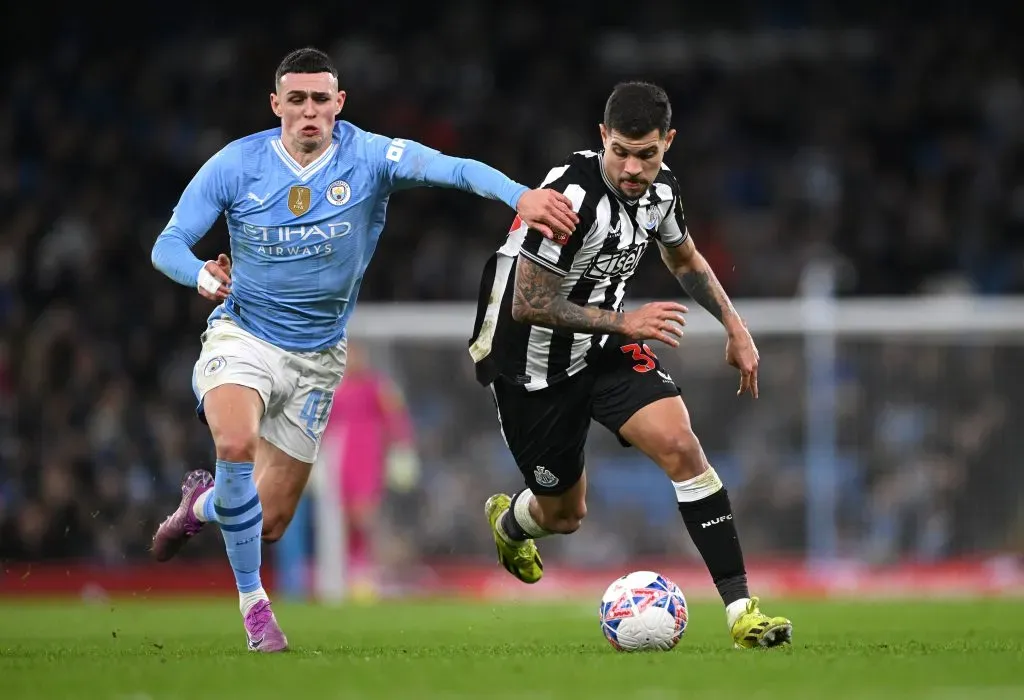 Bruno é alvo do Man United. (Photo by Stu Forster/Getty Images)