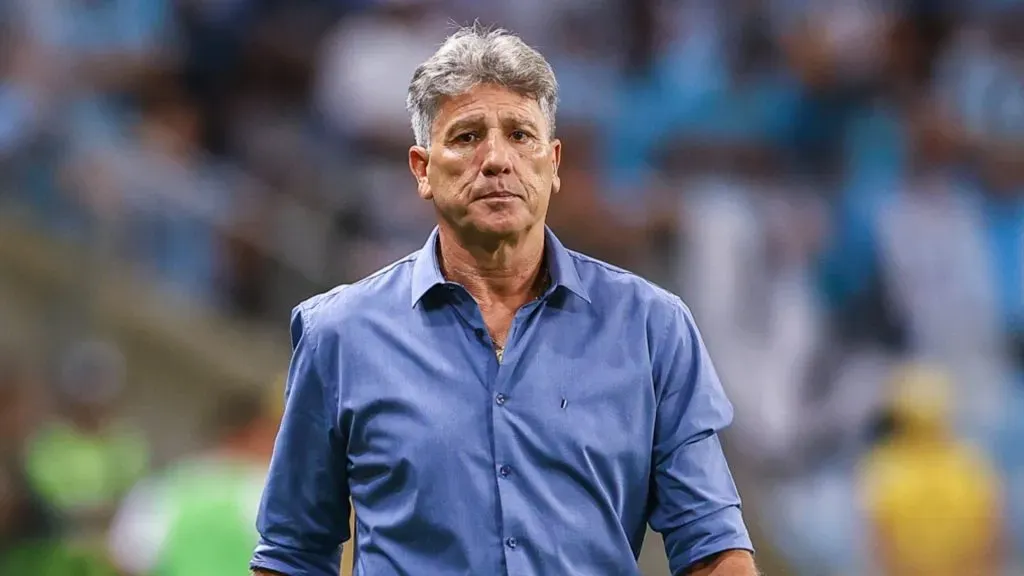 Renato abriu o jogo em entrevista coletiva (Foto: Lucas Uebel/Grêmio/Divulgação)