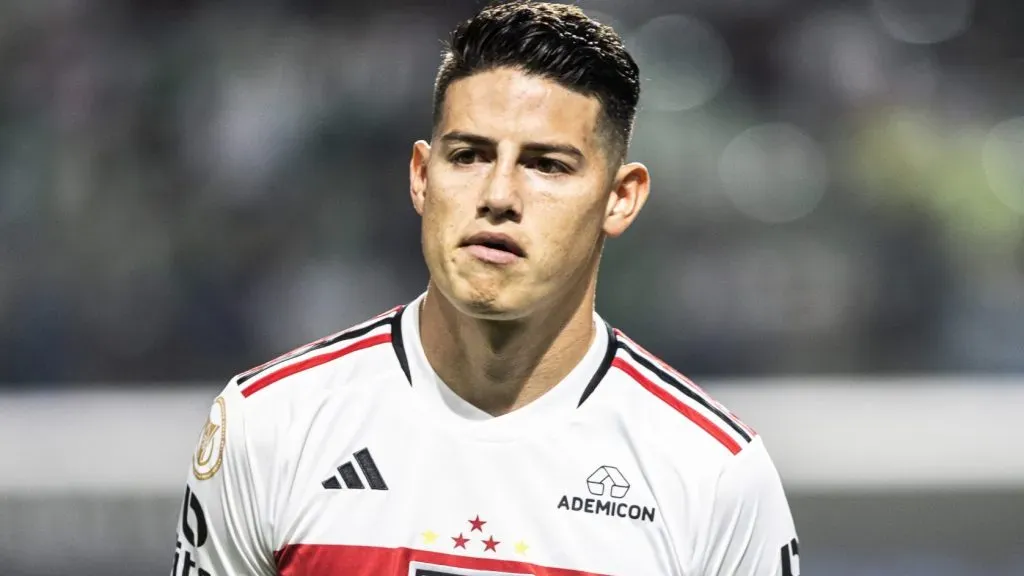 James Rodríguez está na panela de pressão no São Paulo. Foto: Abner Dourado/AGIF