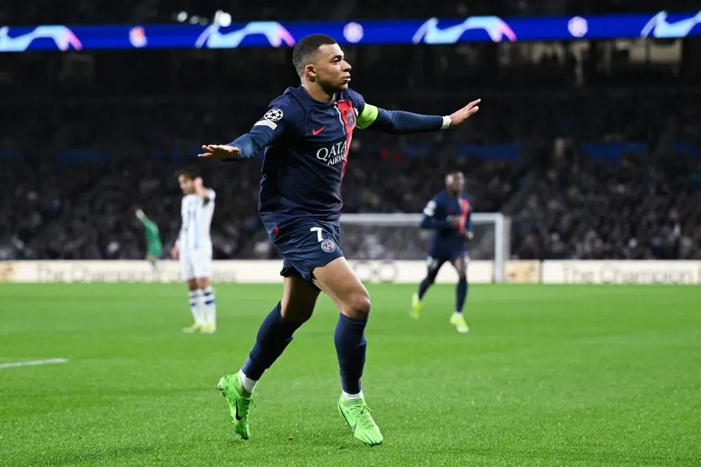 Mbappé pelo PSG.(Photo by David Ramos/Getty Images)