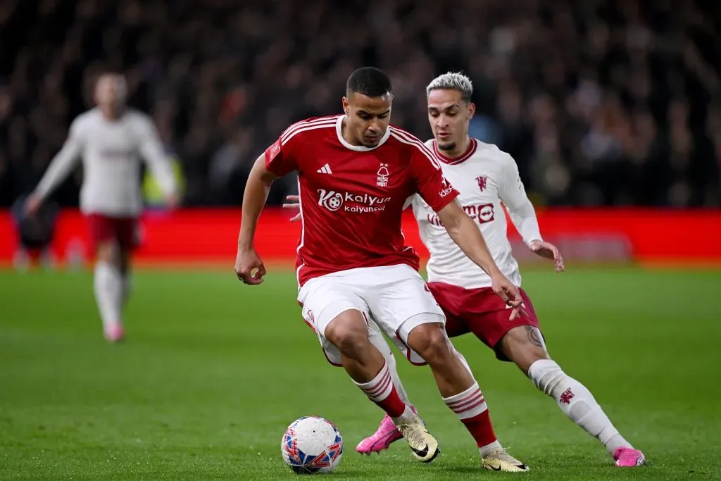 Murillo em ação pelo Forest. (Photo by Michael Regan/Getty Images)