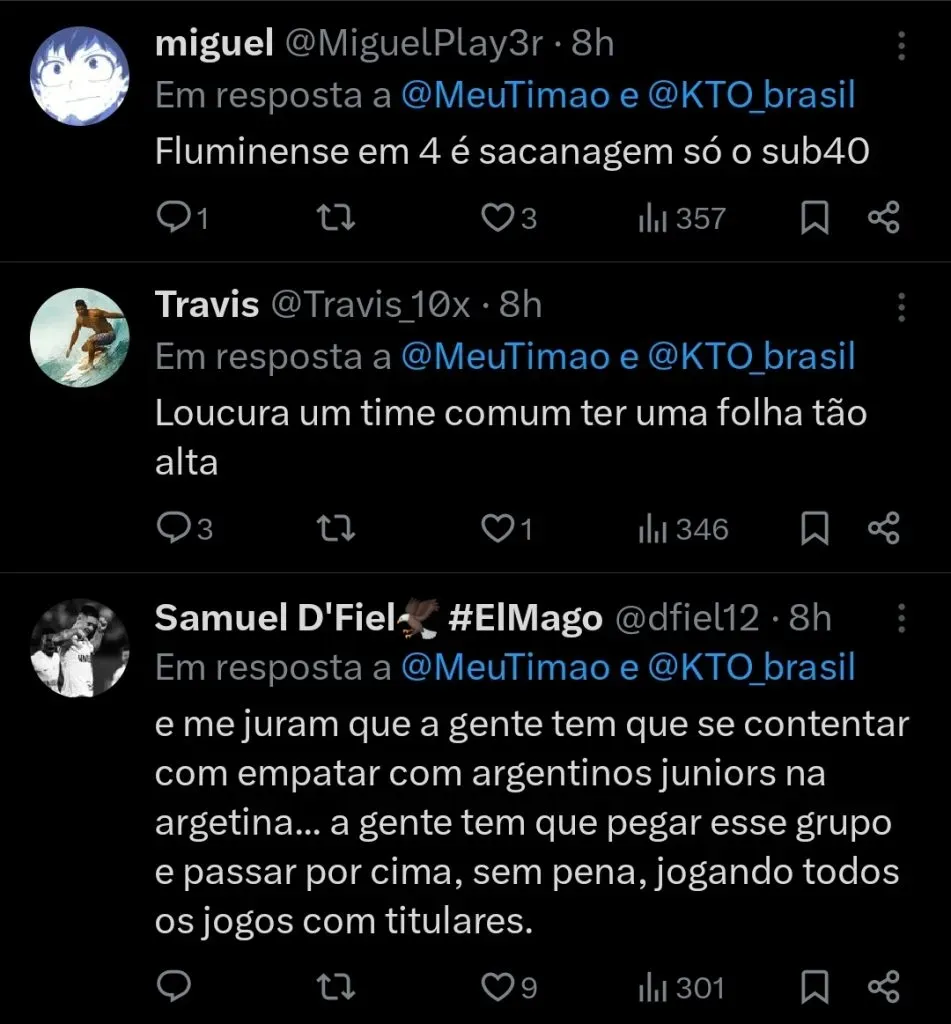 Repercussão via Twitter