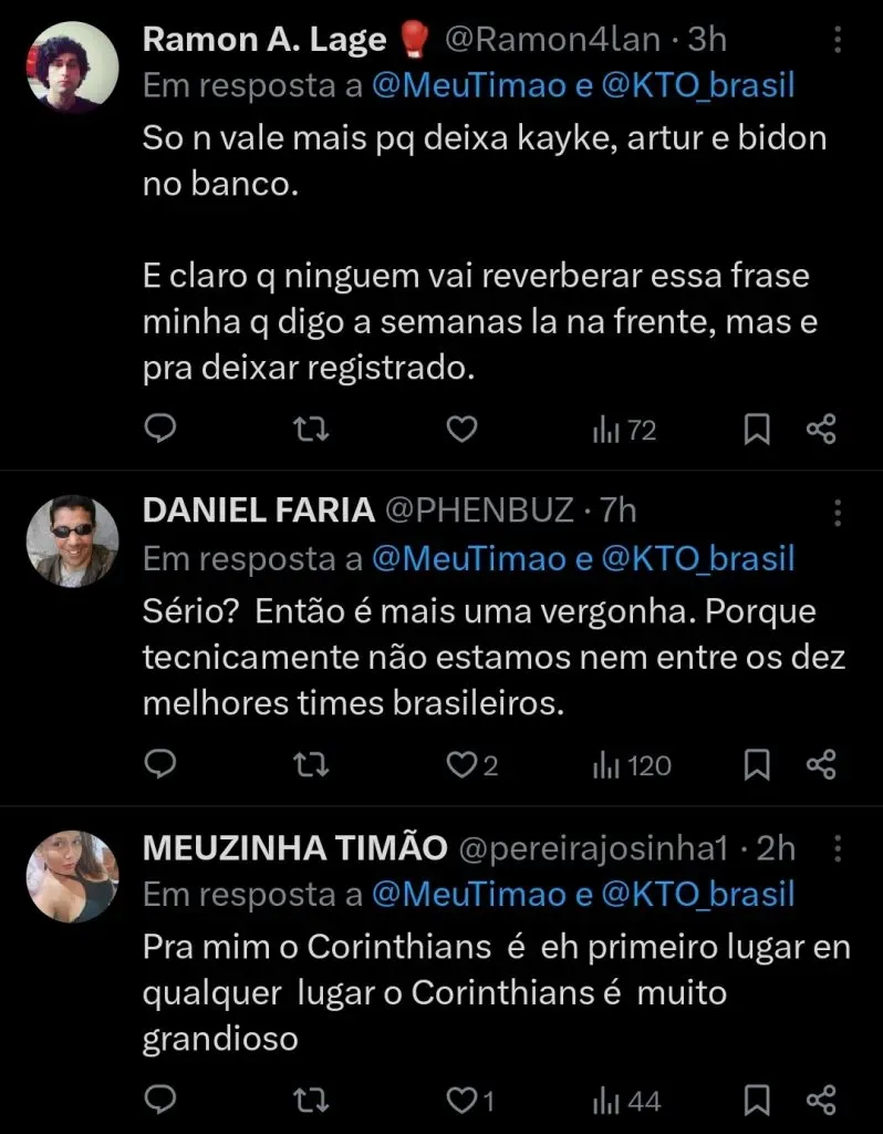 Repercussão via Twitter