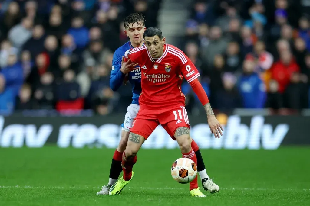 Angel Di Maria of SL Benfica. (Photo by Ian MacNicol/Getty Images)