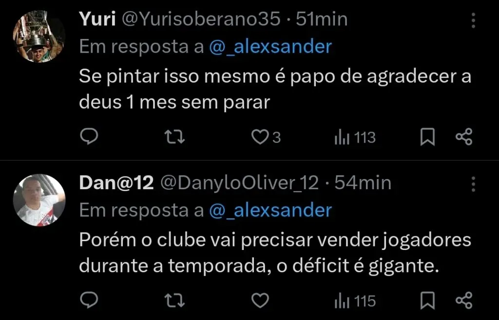 Repercussão via Twitter