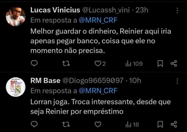 Repercussão via Twitter