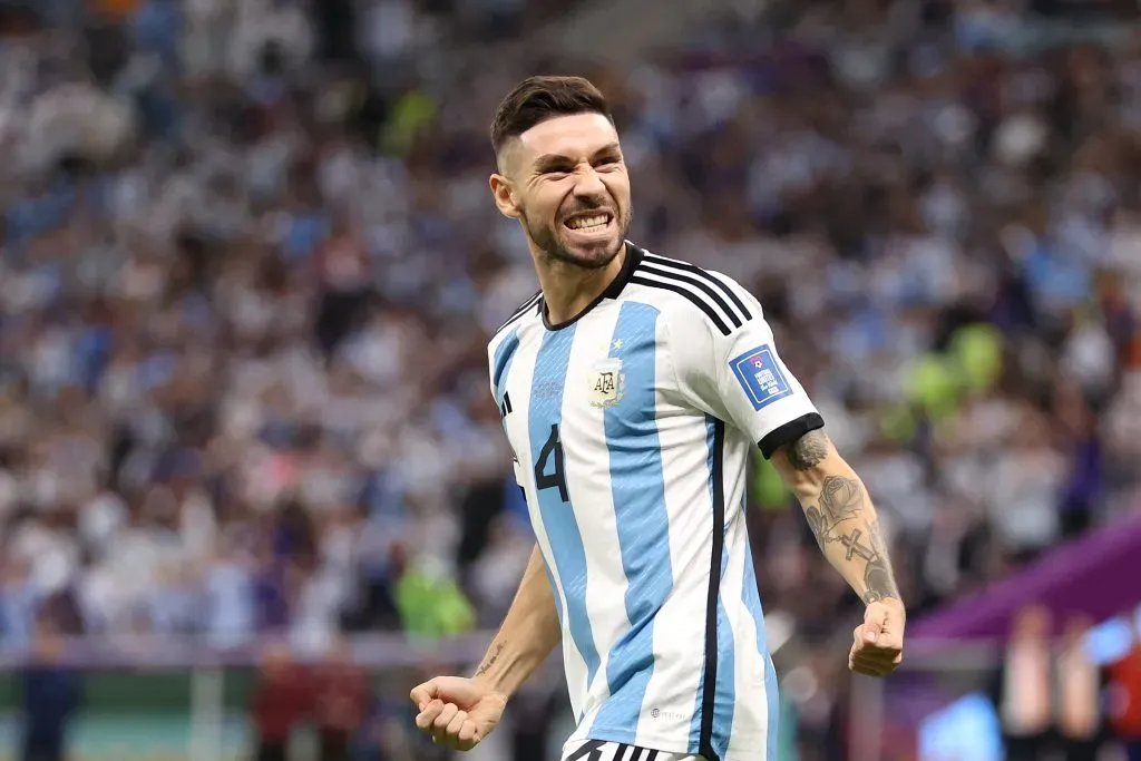 Gonzalo Montiel durante a Copa do Mundo de 2022. (Photo by Julian Finney/Getty Images)