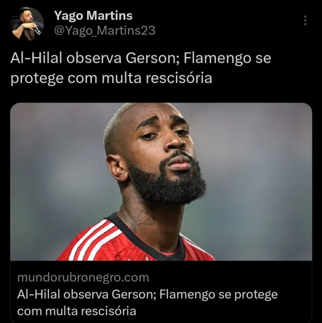 Repercussão via Twitter