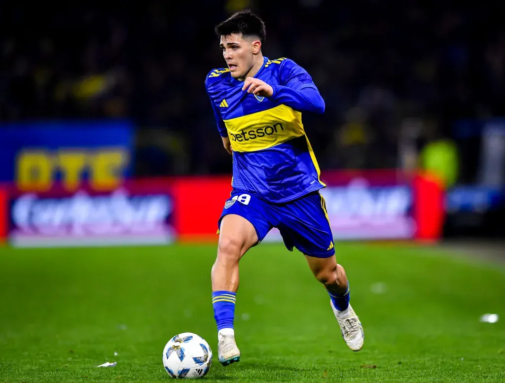 Vicente Taborda pelo Boca Juniors. (Photo by Marcelo Endelli/Getty Images)
