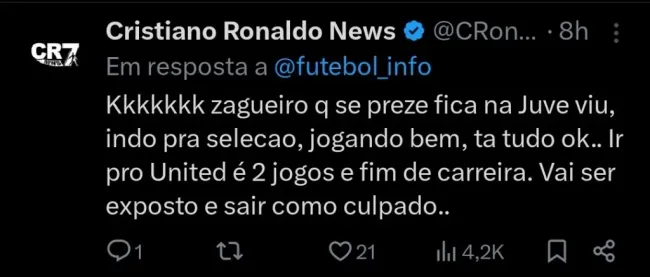 Repercussão via Twitter