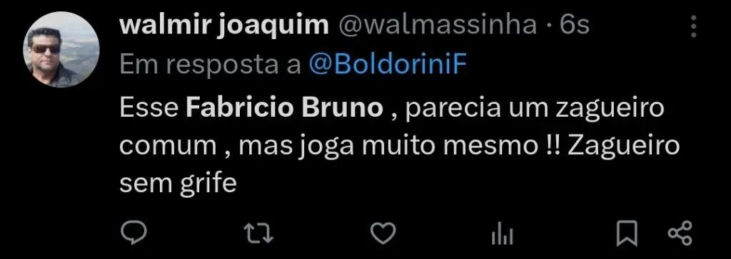 Repercussão via Twitter