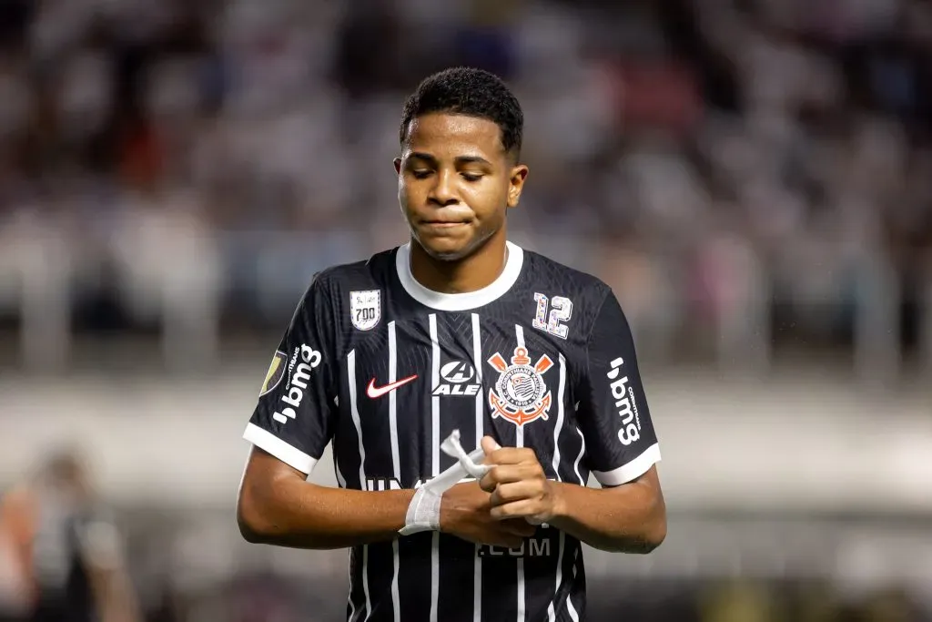 Wesley pelo Corinthians. Foto: Leonardo Lima/AGIF