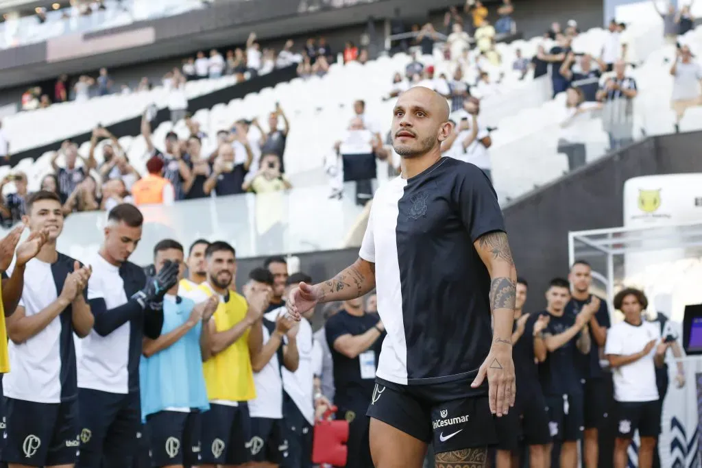 Despedida de Fábio Santos do Corinthians. Foto: Ricardo Moreira/Getty Images