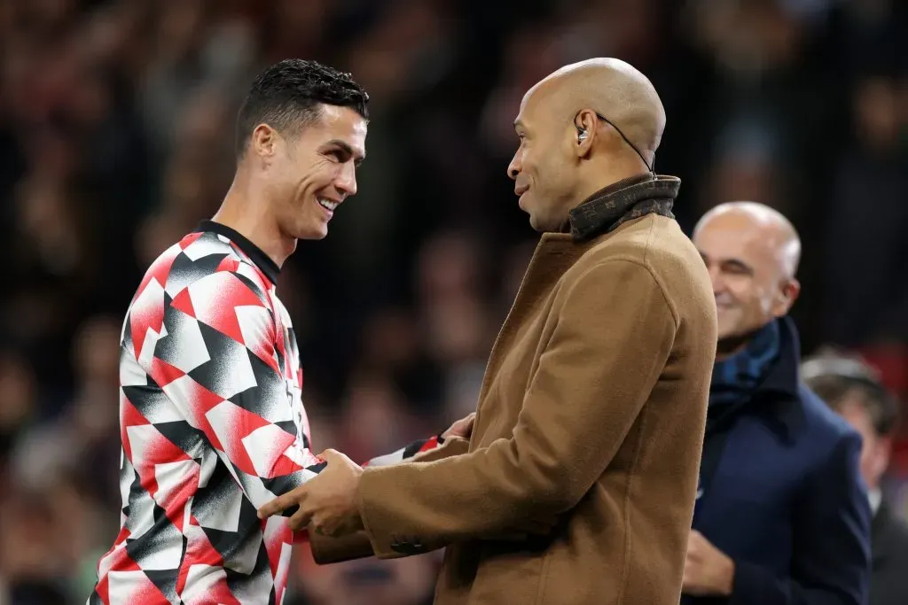 Cristiano Ronaldo of Manchester United . (Photo by Alex Pantling/Getty Images)