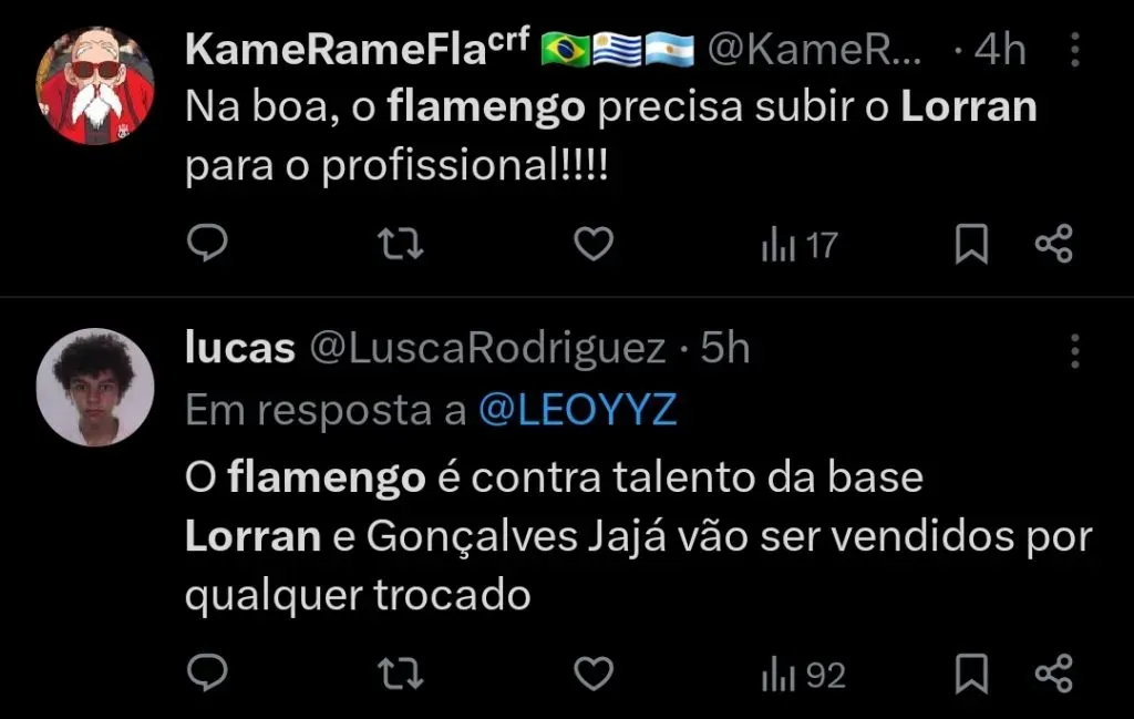 Repercussão via Twitter