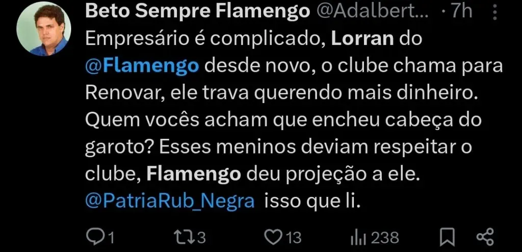Repercussão via Twitter