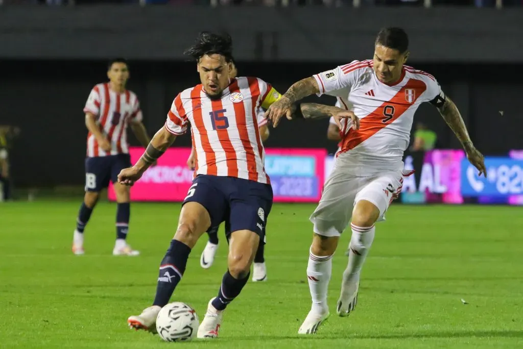 Gustavo Gómez pela Seleção Paraguaia. (Photo by Christian Alvarenga/Getty Images)