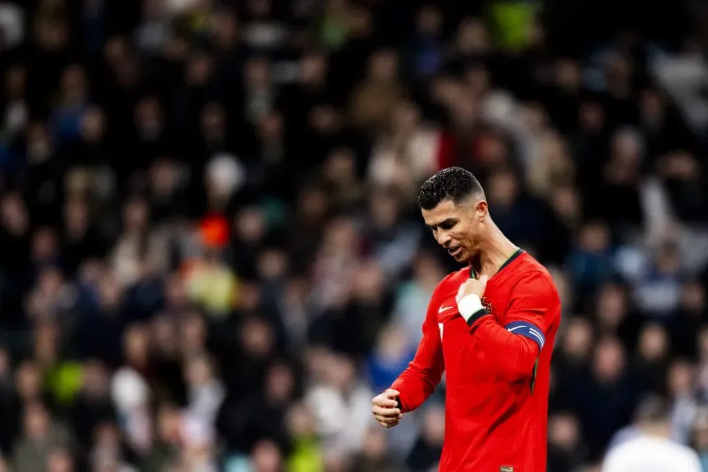 Cristiano Ronaldo of Portugal .(Photo by Jurij Kodrun/Getty Images)