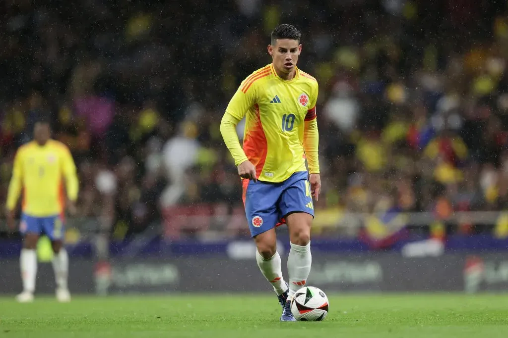 James Rodríguez vai bem na Seleção da Colômbia, o que pode refletir no São Paulo (Photo by Gonzalo Arroyo Moreno/Getty Images)