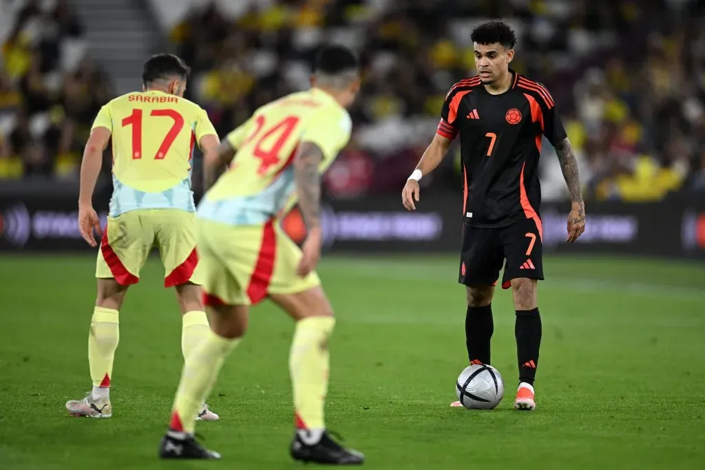 Díaz vs Espanha. (Photo by Justin Setterfield/Getty Images)
