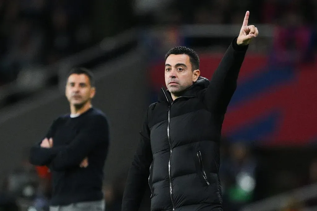 Head Coach Xavi Hernandez of FC Barcelona . (Photo by David Ramos/Getty Images)