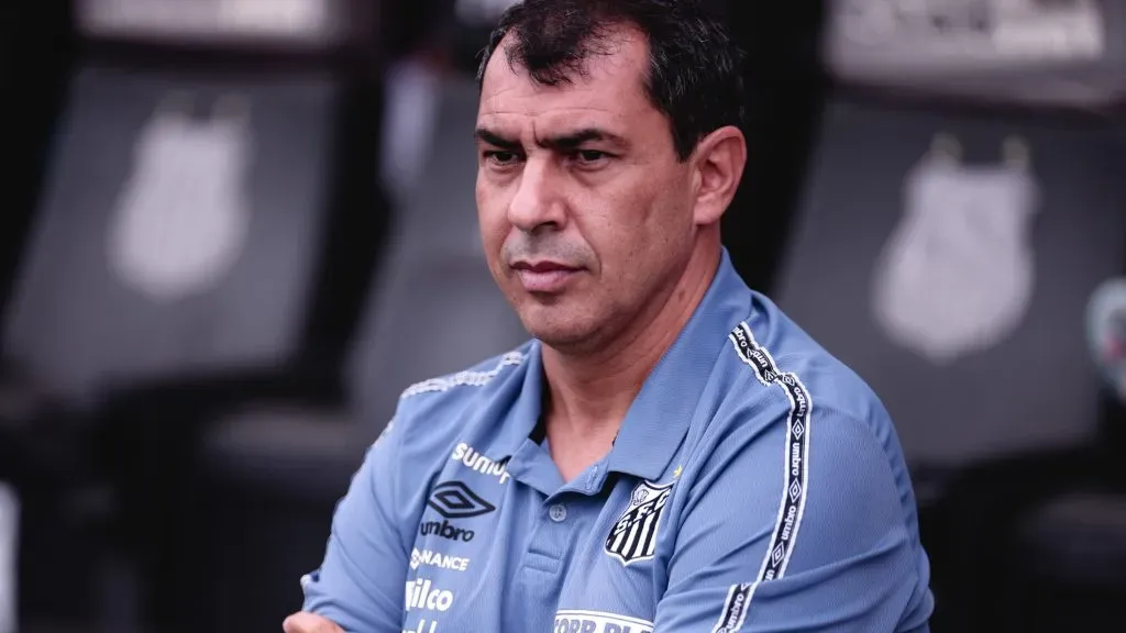 Fabio Carille tecnico do Santos Foto: Ettore Chiereguini/AGIF