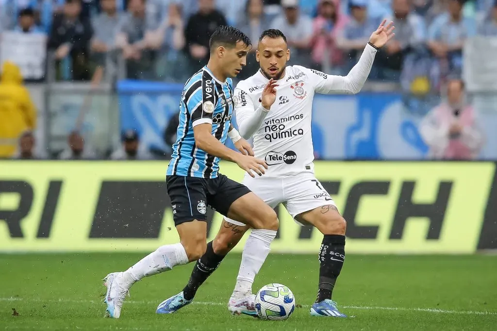 Cristaldo em ação contra o Corinthians. (Photo by Pedro H. Tesch/Getty Images)