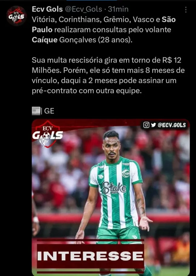 Repercussão via Twitter