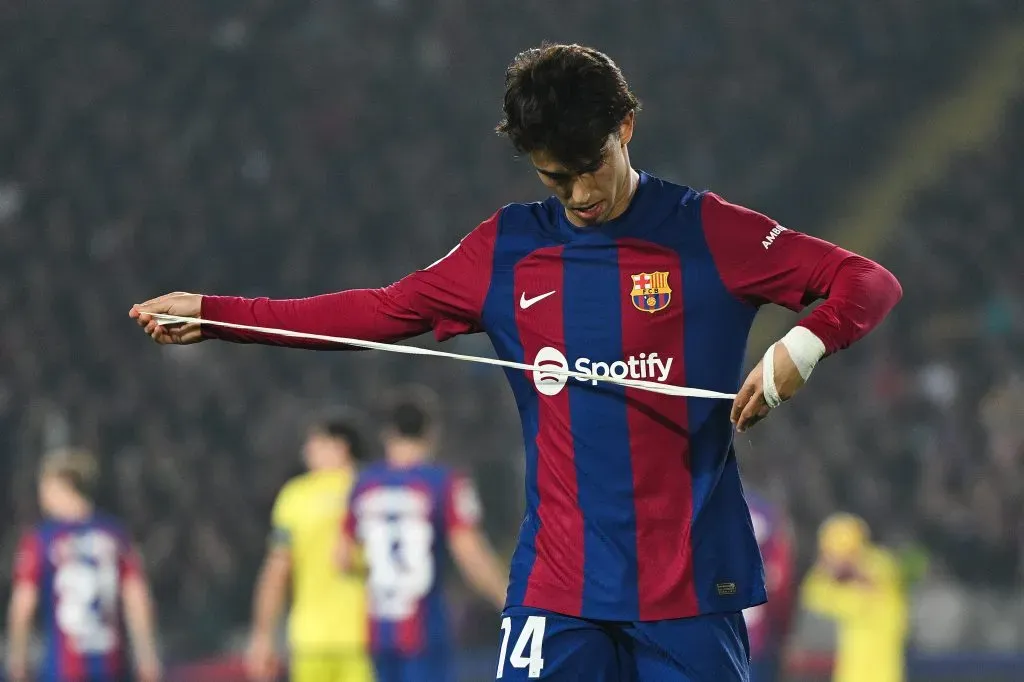 Félix quer ficar no Barça. (Photo by David Ramos/Getty Images)