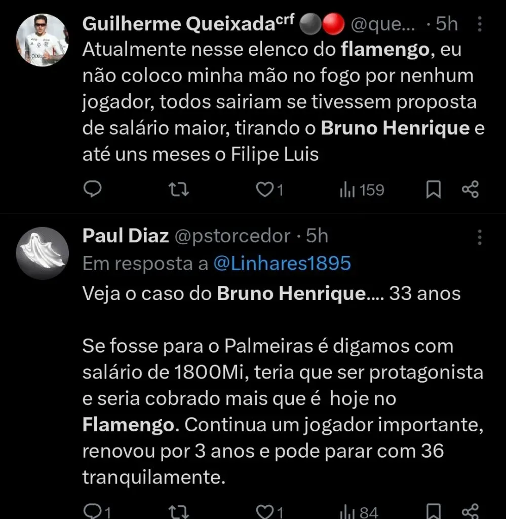 Repercussão via Twitter