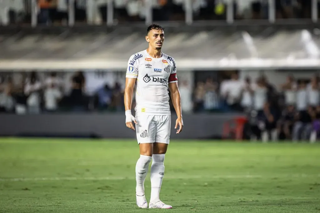 Diego Pituca, um dos destaques do Peixe. Foto: Abner Dourado/AGIF