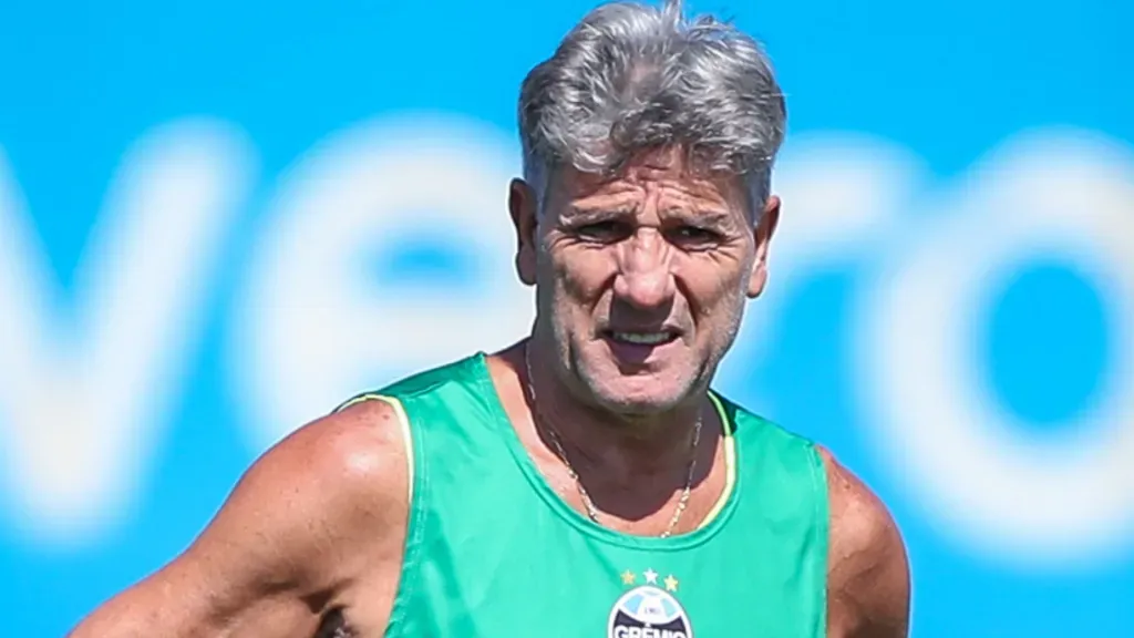 Renato optou por preservar titulares (Foto: Lucas Uebel/Grêmio/Divulgação)