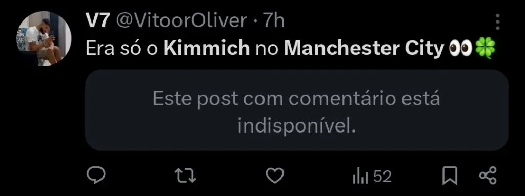 Repercussão via Twitter