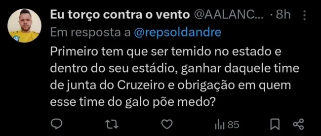 Repercussão via Twitter