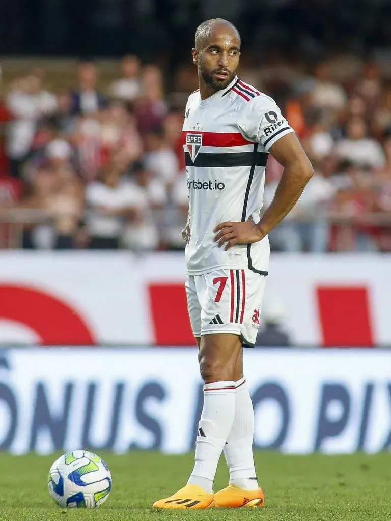 Lucas Moura é lembrado na Argentina. Foto: Miguel Schincariol/Getty Images